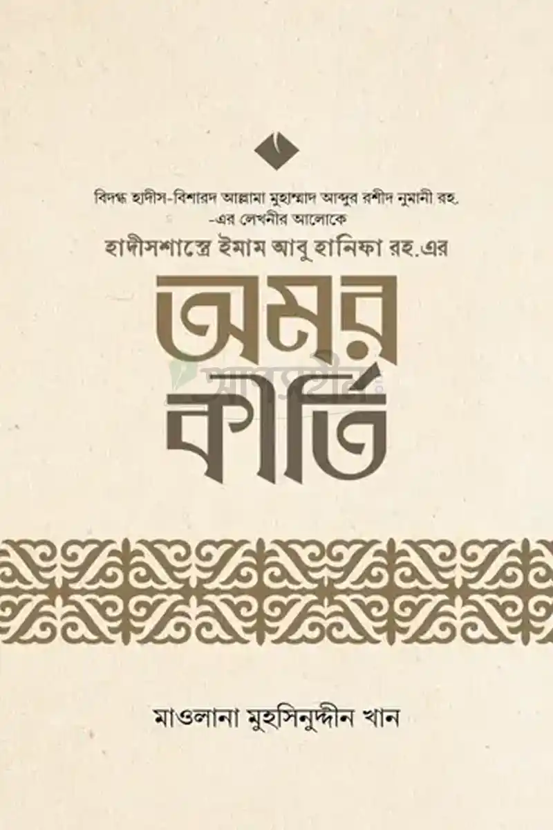 হাদীসশাস্ত্রে ইমাম আবু হানীফা রহ. এর অমর কীর্তি